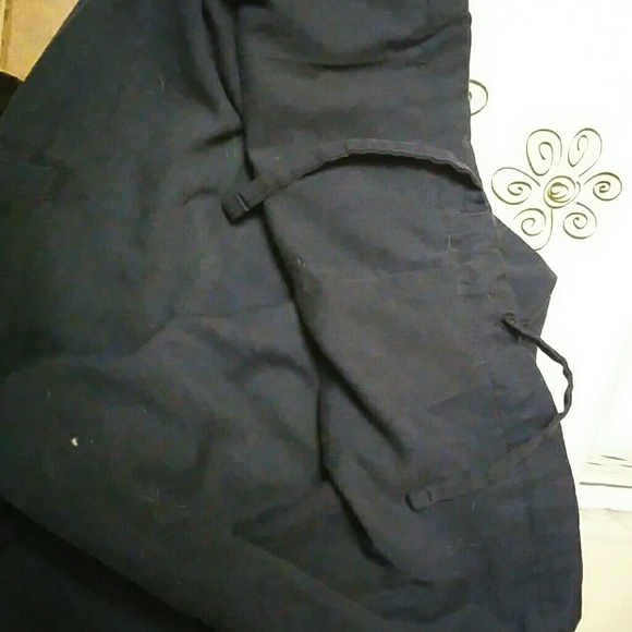 Size large navy blue Factory uniform pants - Picture 3 of 3